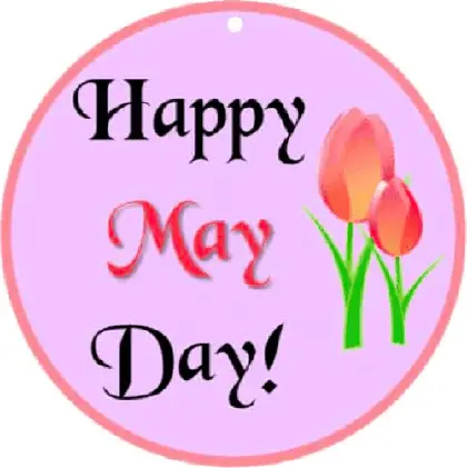 Happy May Day Gift Tags gift tag