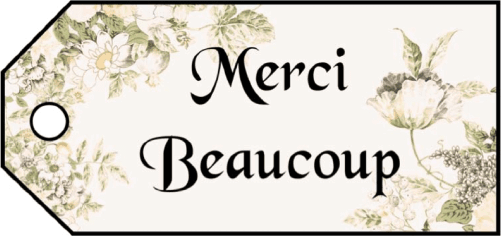 Merci Beaucoup Gift Tags gift tag