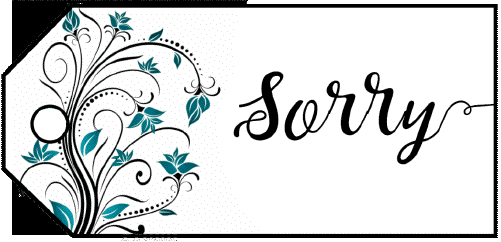 Sorry Flowers Gift Tag gift tag