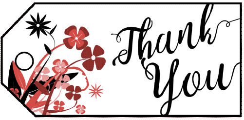 Thank You Flowers Gift Tag gift tag