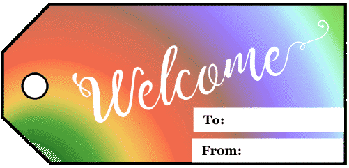 Welcome Gift Tag gift tag