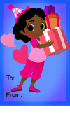 Birthday Girl Presents Gift Tag