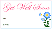 Get Well Gift Tag