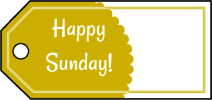 Happy Sunday Gift Tags