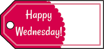 Happy Wednesday Gift Tags