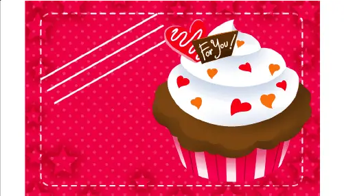 Cupcake gift tag