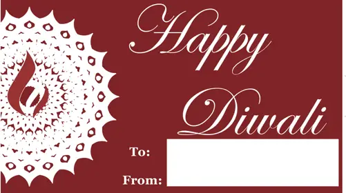 Diwali Gift Tag gift tag