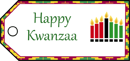 Happy Kwanzaa Gift Tags gift tag