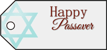 Happy Passover Gift Tag
