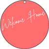 Round Gift Tag Welcome Home