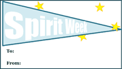 Spirit Week Gift Tag