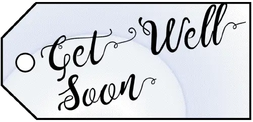 Get Well Soon Gift Tag gift tag