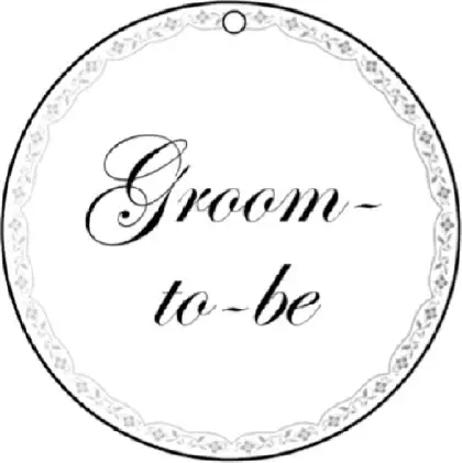 Groom-To-Be Gift Tags gift tag