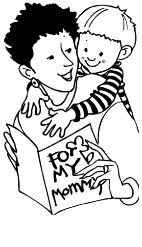 For Mommy gift tag
