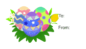 Easter Eggs (white background)