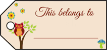 This Belongs To Gift Tag