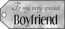To My Boyfriend Gift Tags